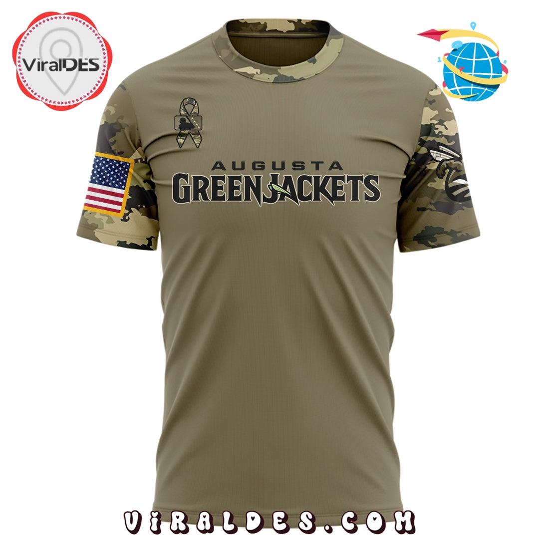 Augusta GreenJackets Military Appreciation Night Hoodie