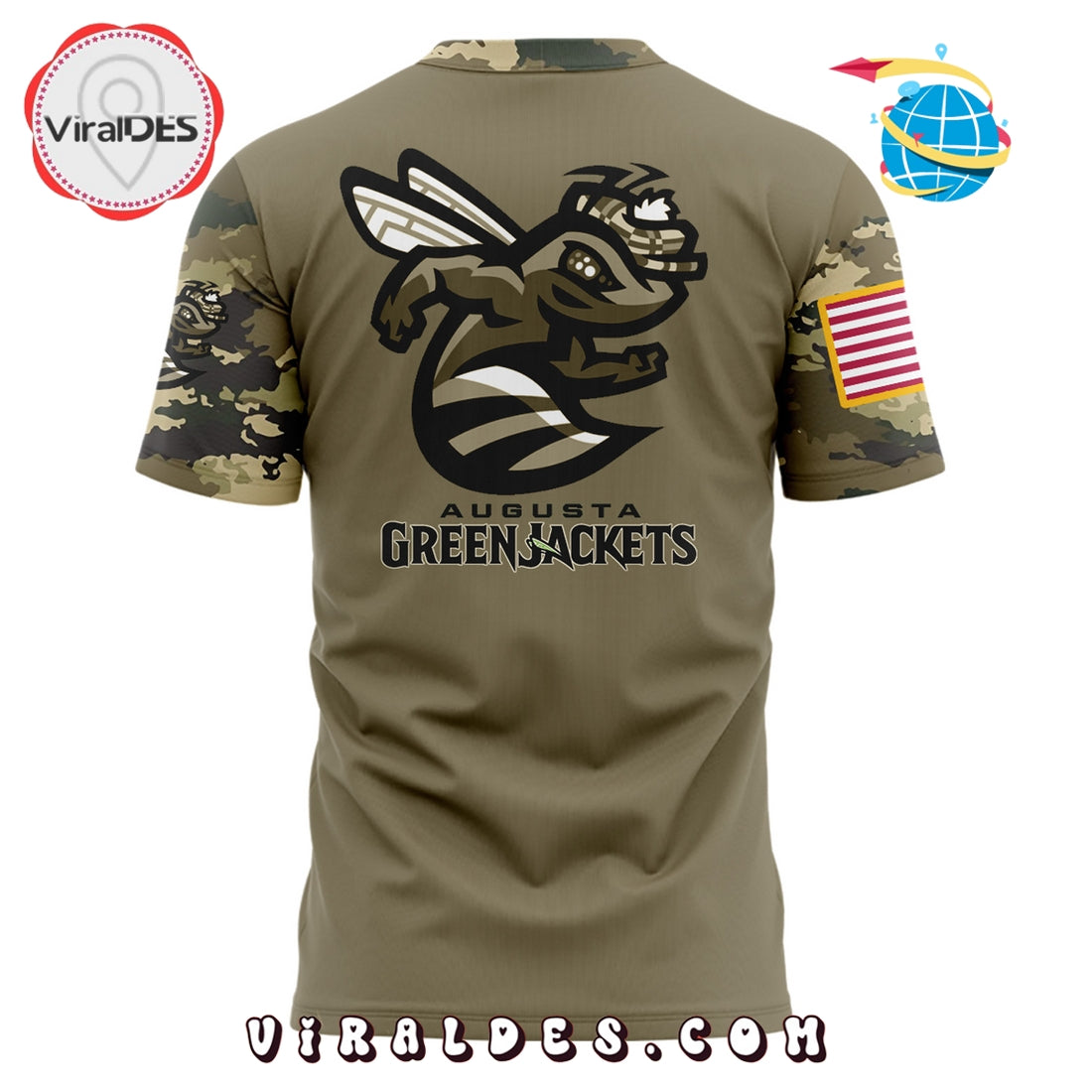 Augusta GreenJackets Military Appreciation Night Hoodie
