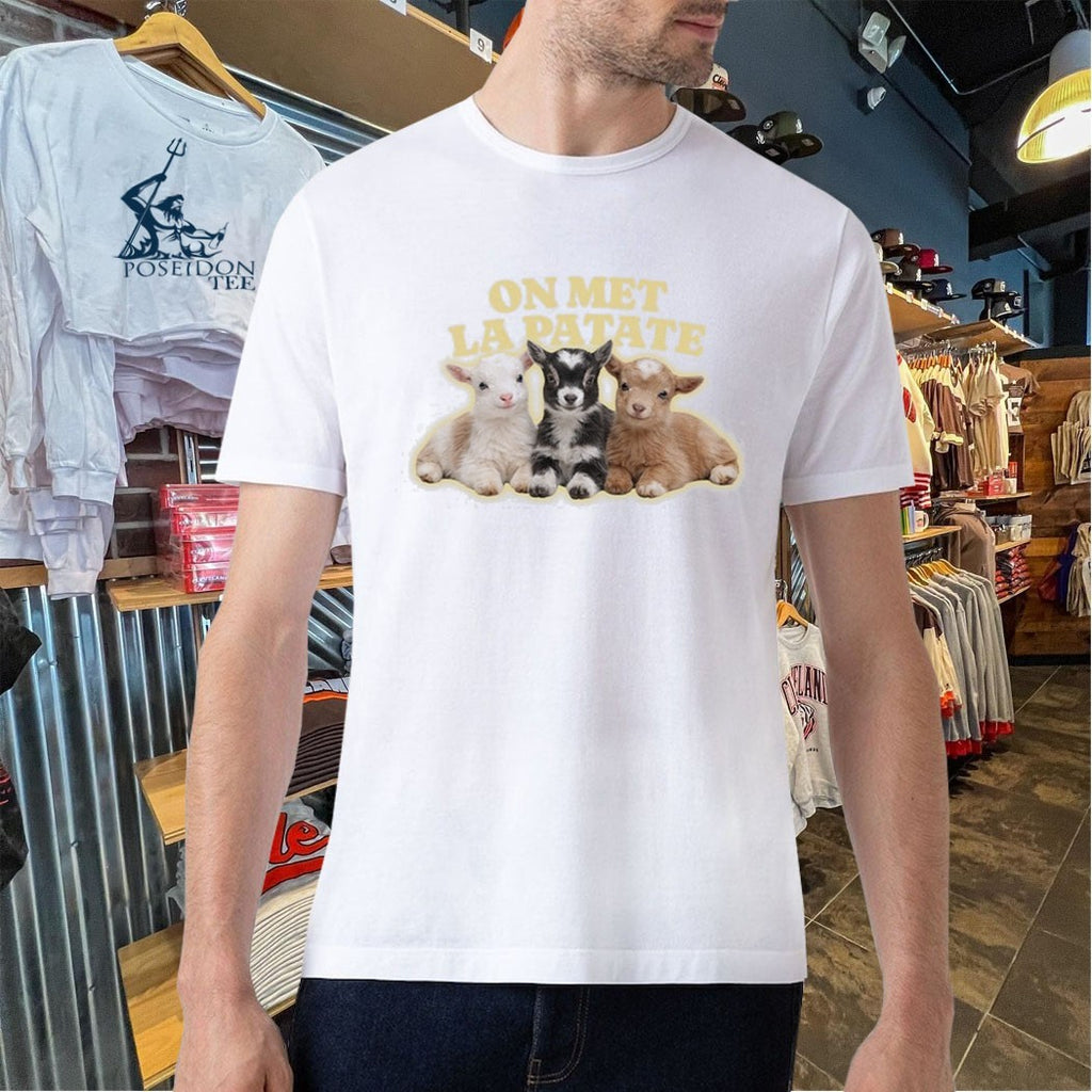 Average Rob On Met La Patate Goat T-shirt