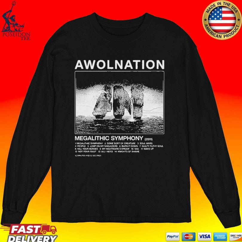 Awolnation Megalithic Symphony 15th Anniversary T-shirt