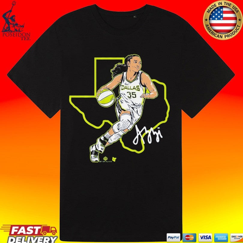 Azzi Fudd Dallas State Star T-shirt