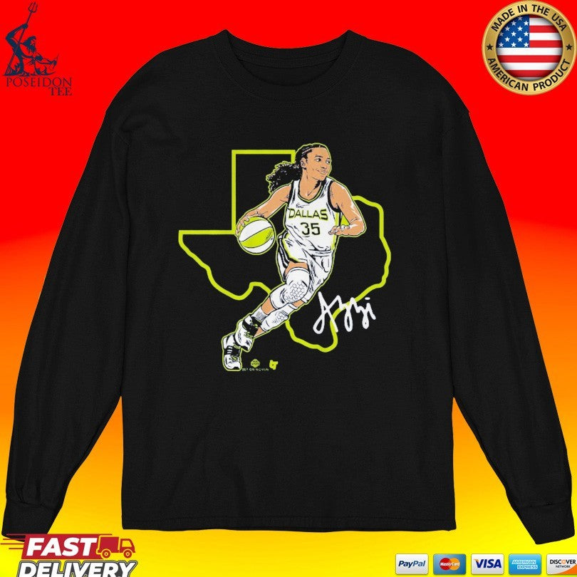 Azzi Fudd Dallas State Star T-shirt