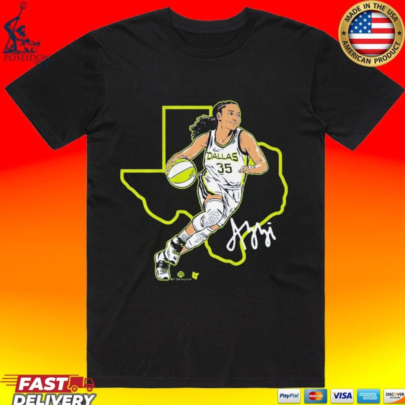 Azzi Fudd Dallas State Star T-shirt
