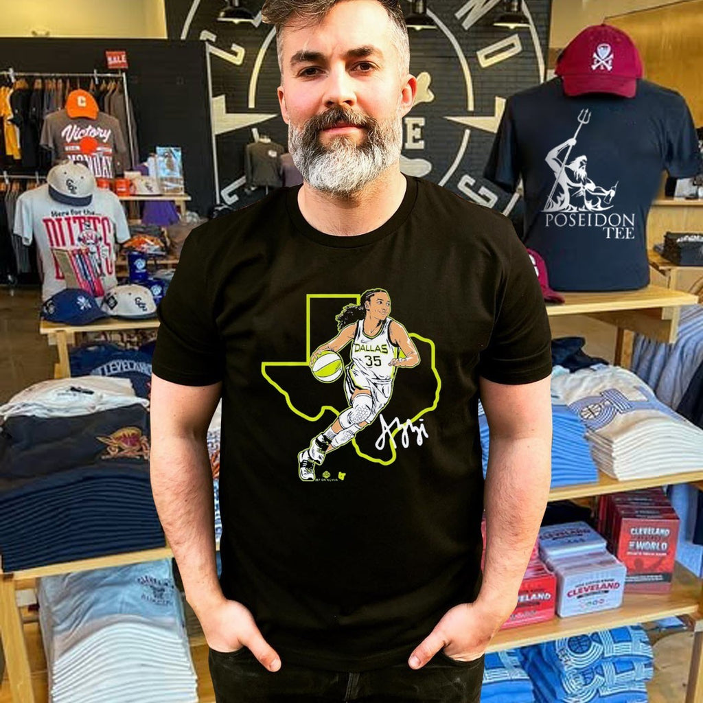 Azzi Fudd Dallas State Star T-shirt