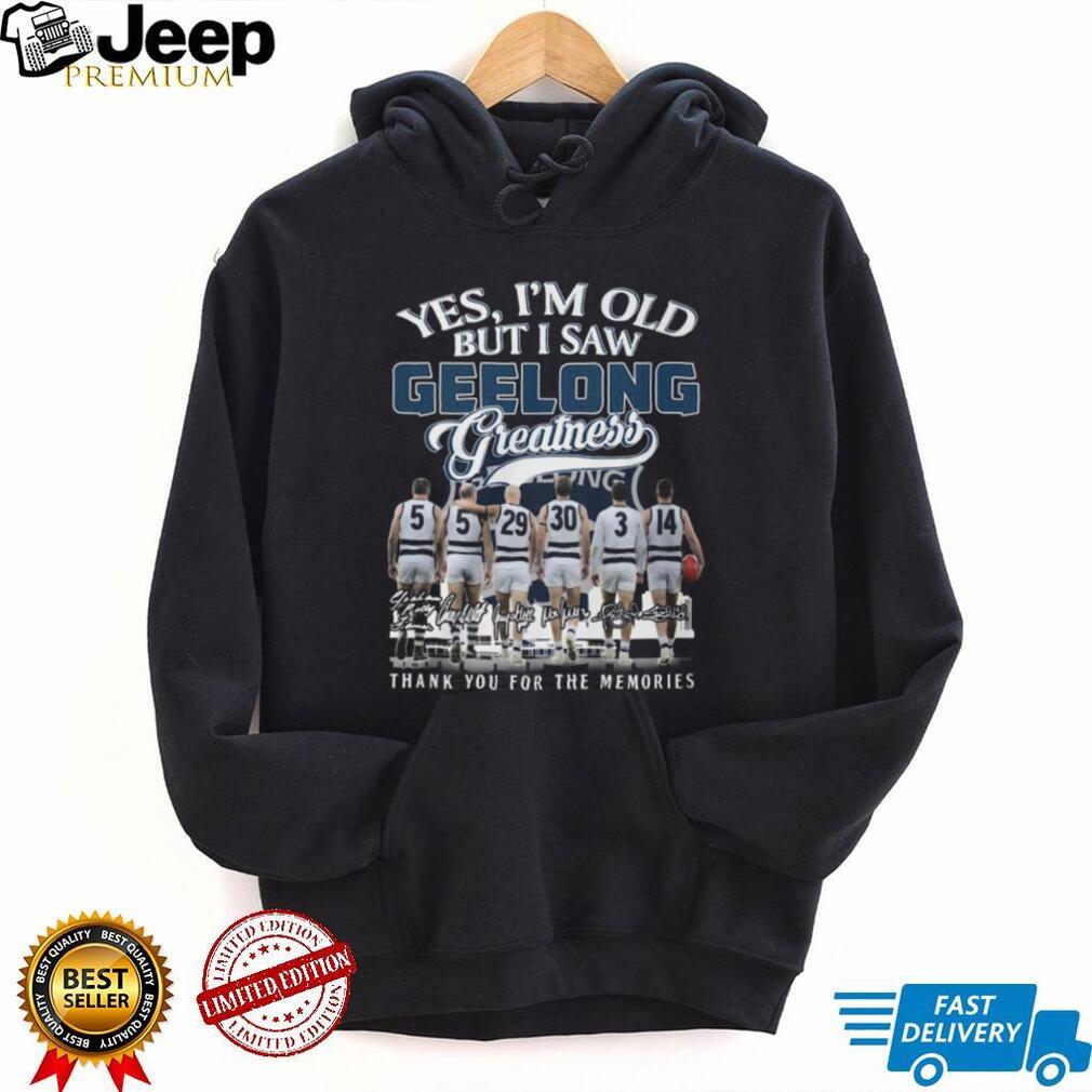 Geelong Cats Greatness AFL Legends Memories T Shirt