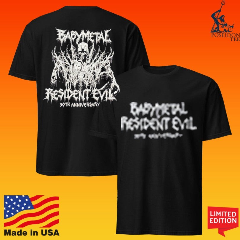 Babymetal Resident Evil 30th Anniversary Metal Outbreak T-shirt