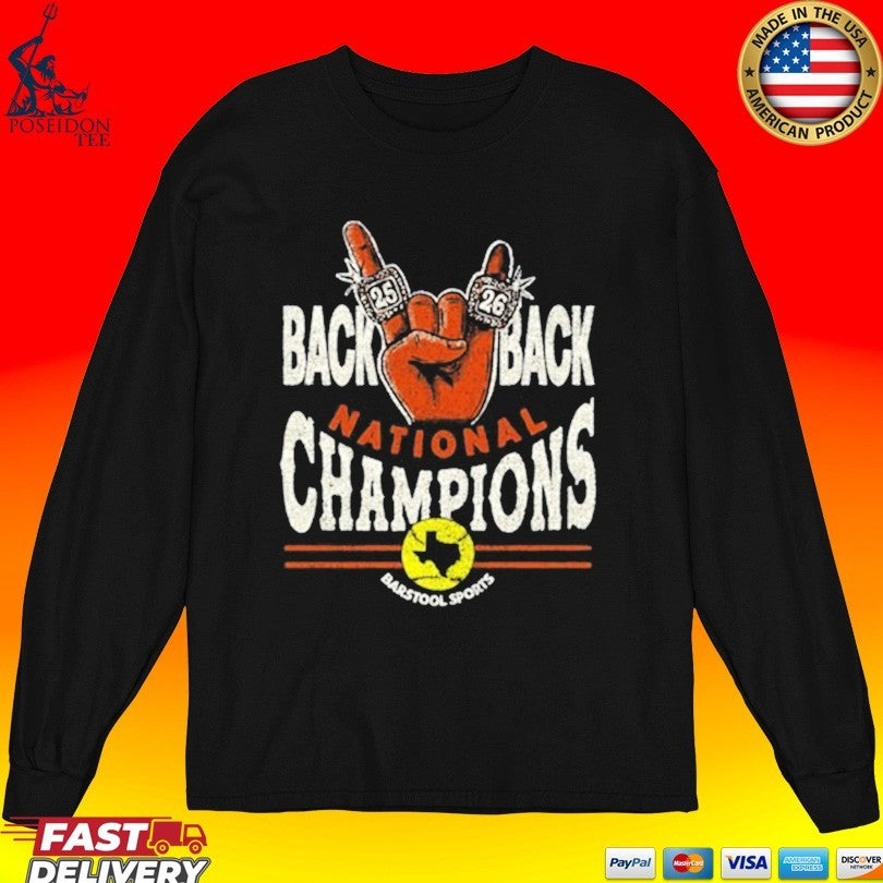 Back To Back Softball National Champions Pocket T-shirt