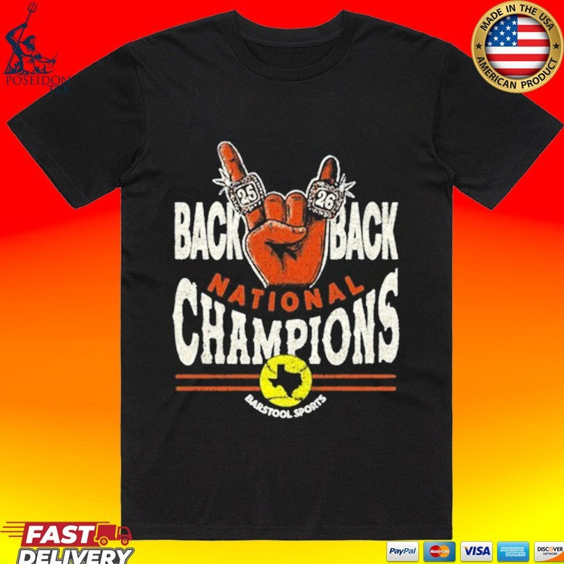 Back To Back Softball National Champions Pocket T-shirt