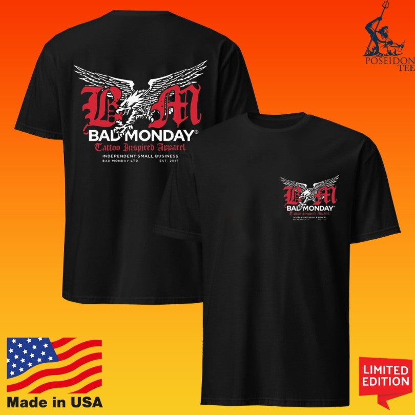Bad Monday Tattoo Inspired Apparel Eagle T-shirt