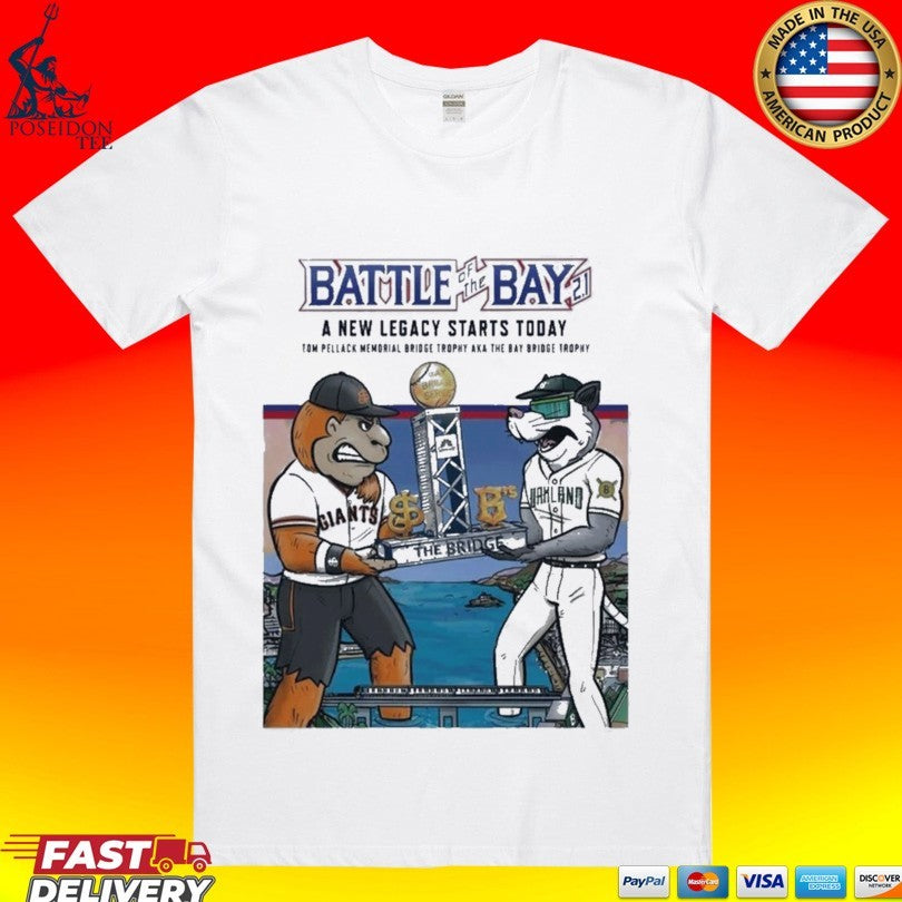 Ballers Vs San Francisco Giants Battle Of The Bay A New Legacy Starts Today T-shirt