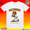 Baltimore At Camden Yards The Yard Bird Micro T-shirt