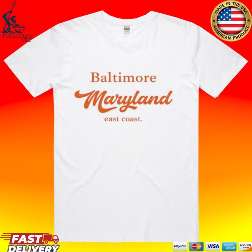 Baltimore Maryland East Coast Micro T-shirt
