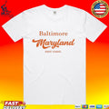 Baltimore Maryland East Coast Micro T-shirt