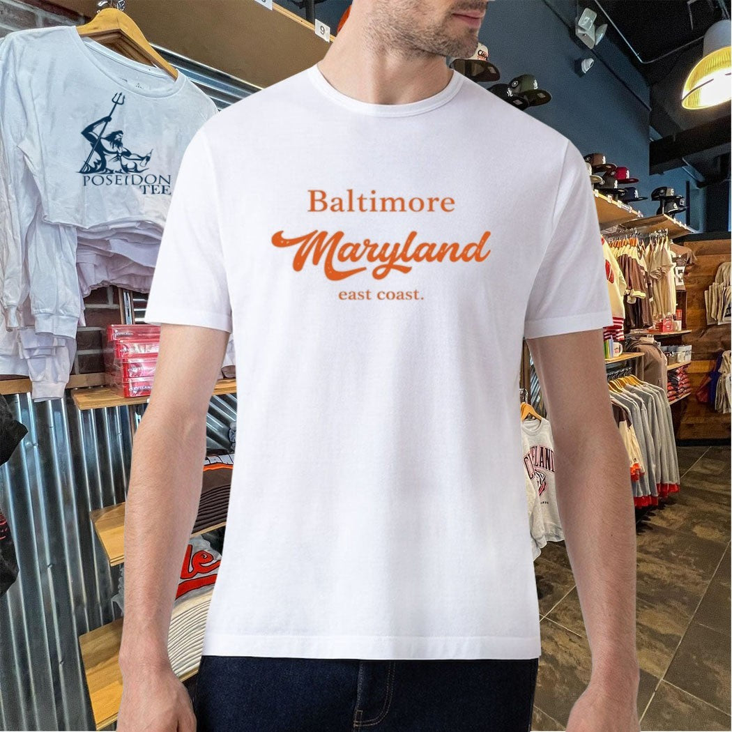 Baltimore Maryland East Coast Micro T-shirt