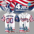 Baltimore Orioles Custom Independence Day Baseball Jersey