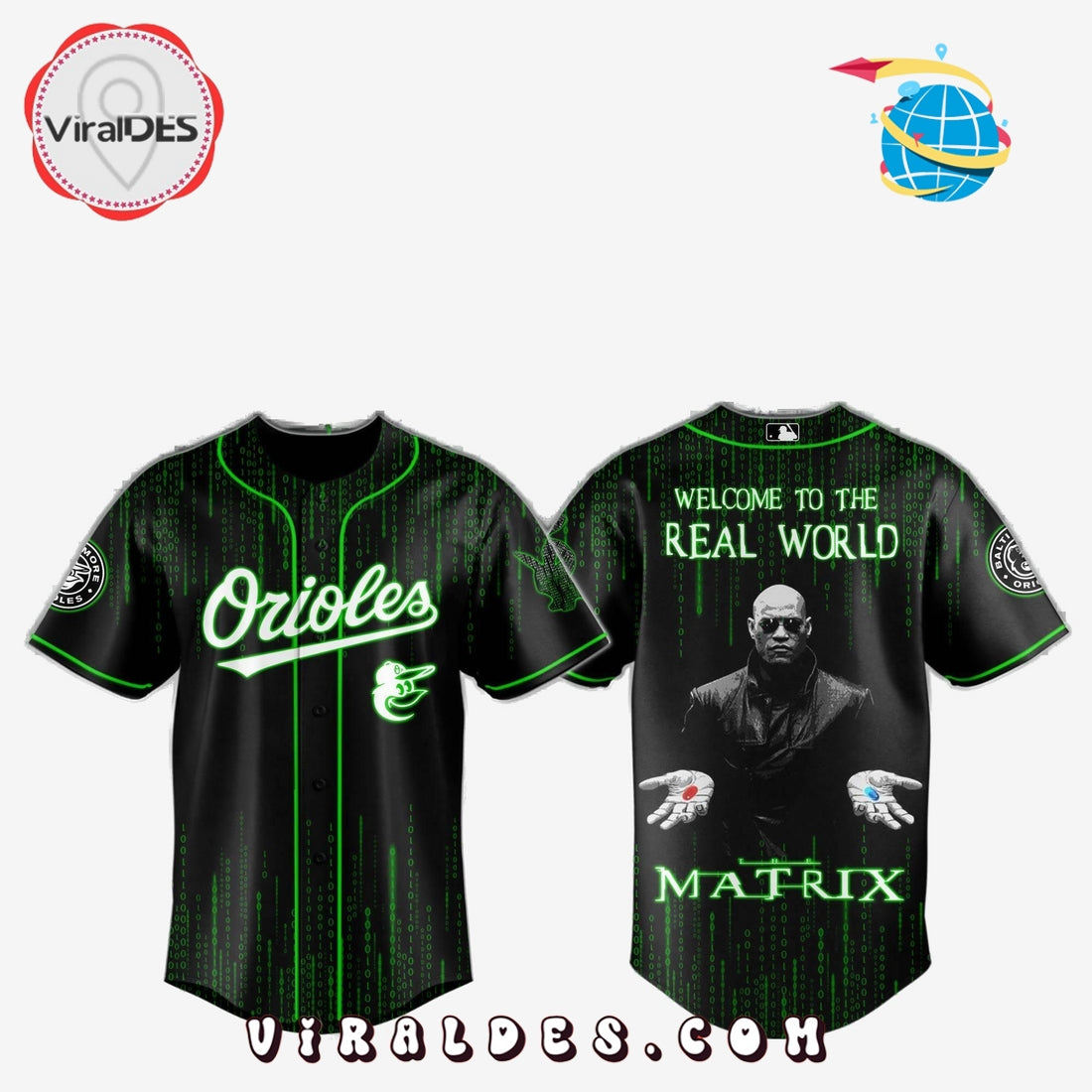 Baltimore Orioles MLB The Matrix Baseball Jersey