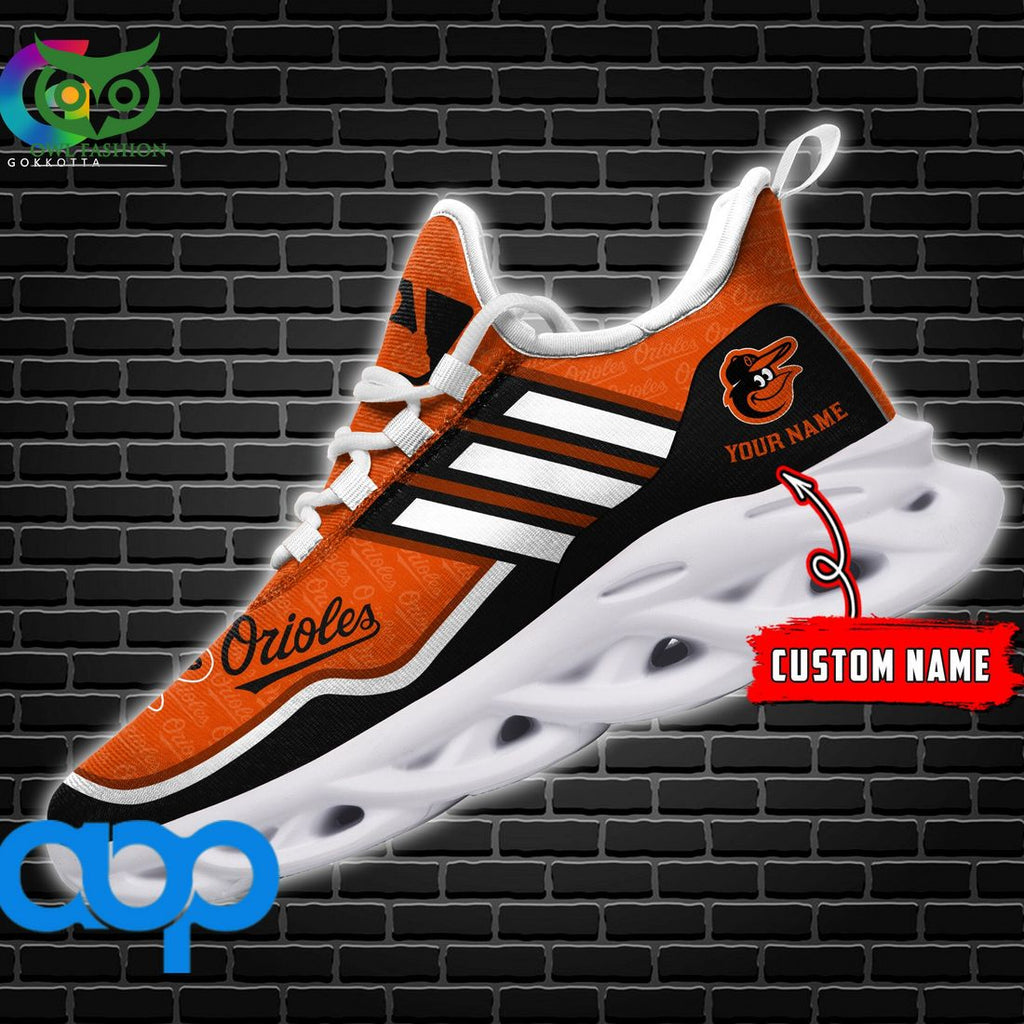 Baltimore Orioles MLB Personalized New Max Soul Sneaker