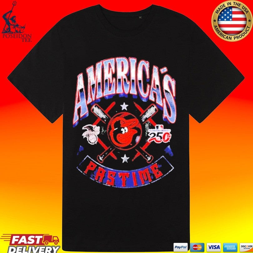 Baltimore Orioles X America’s Fastime Americana T-shirt