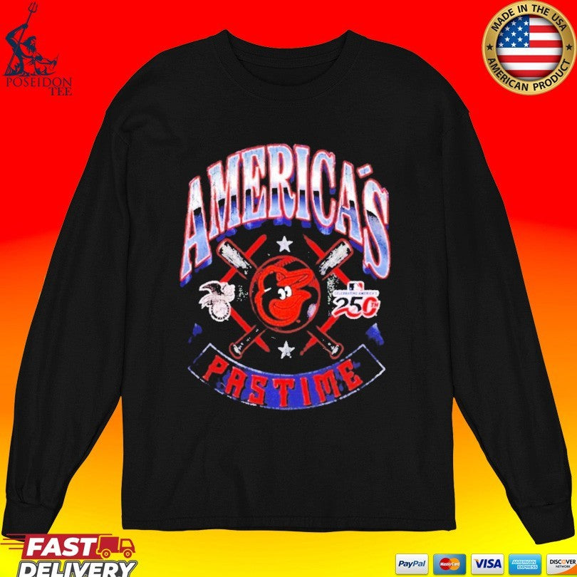 Baltimore Orioles X America’s Fastime Americana T-shirt