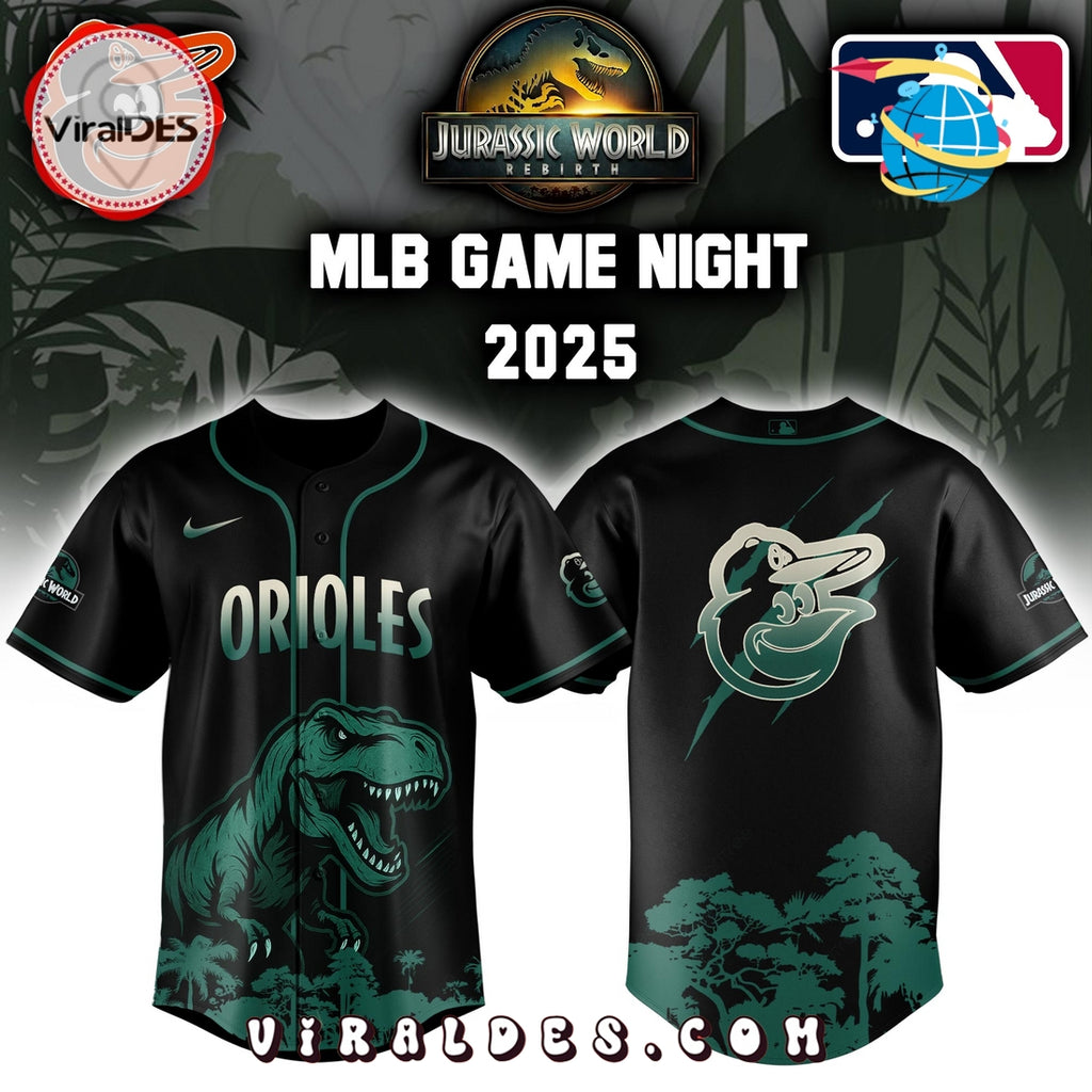 Baltimore Orioles x Jurassic World 2025 Baseball Jersey