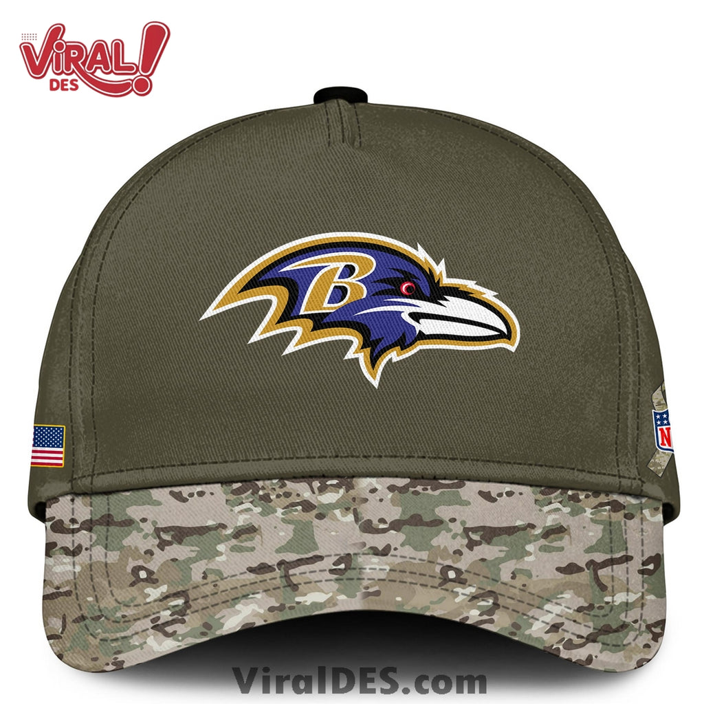 Baltimore Ravens 2025 Salute to Service Hoodie, Long Pants