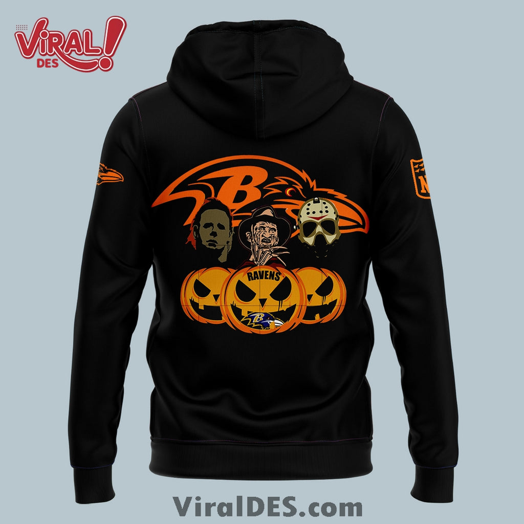 Baltimore Ravens Halloween Spirit Hoodie 2025