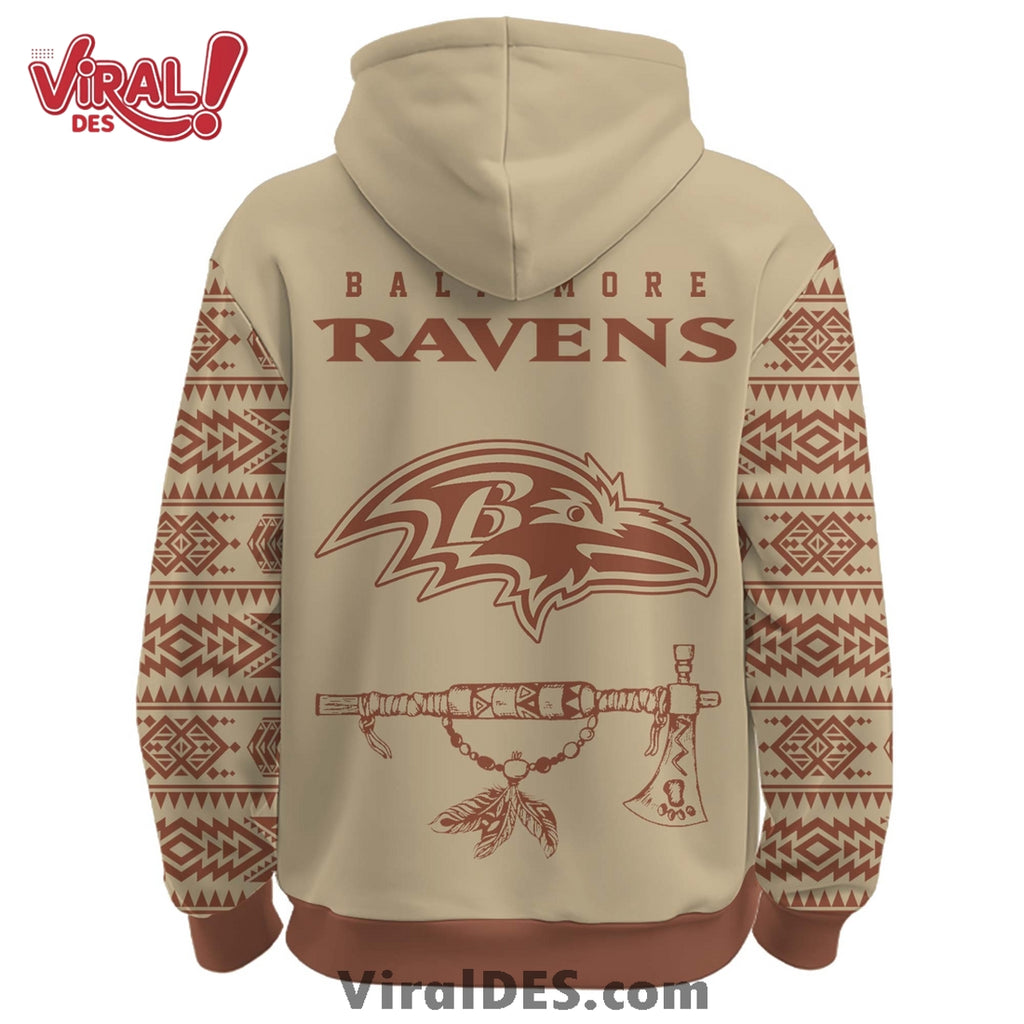 Baltimore Ravens Native American Heritage Month Hoodie, Long Pants