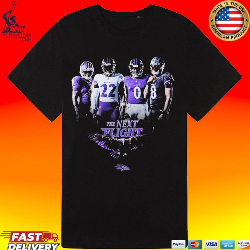 Baltimore Ravens The Next Flight T-shirt