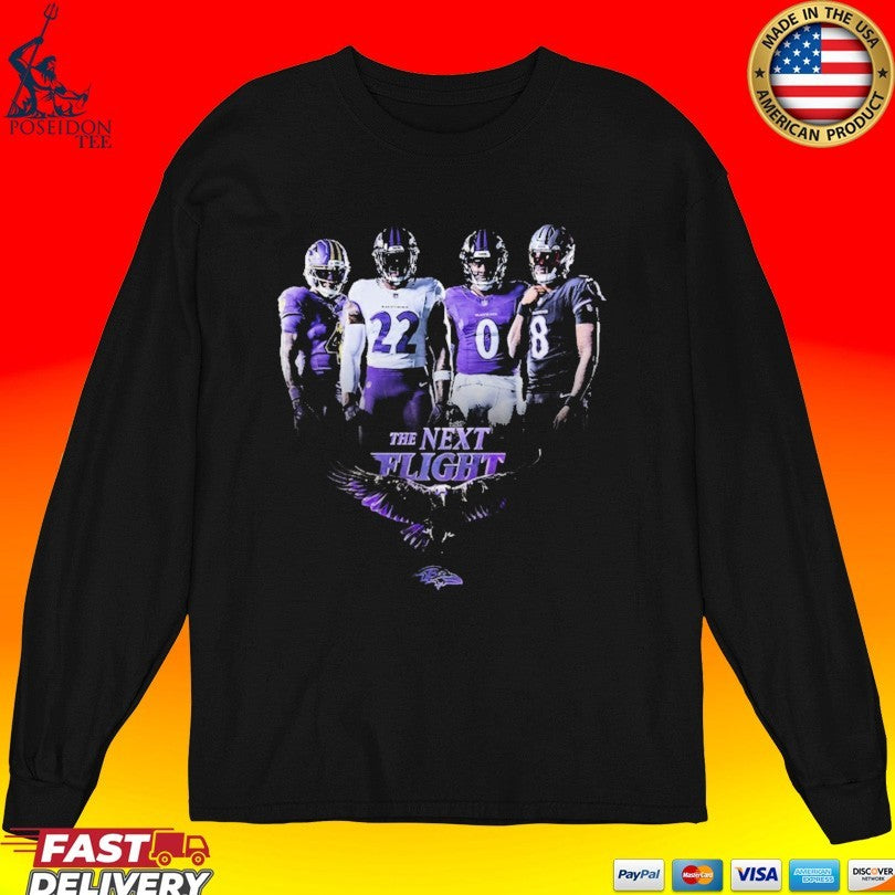 Baltimore Ravens The Next Flight T-shirt