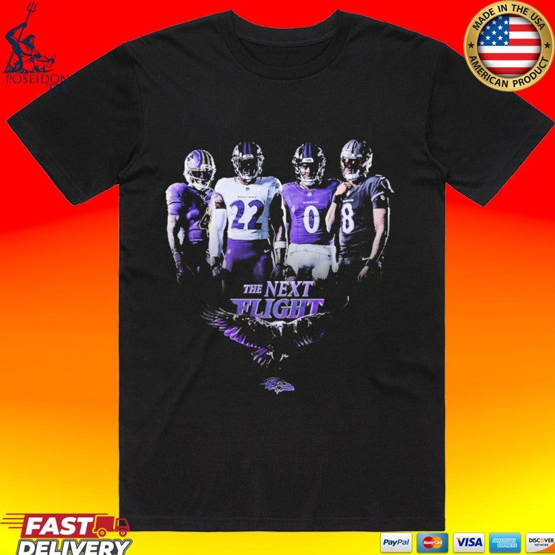 Baltimore Ravens The Next Flight T-shirt