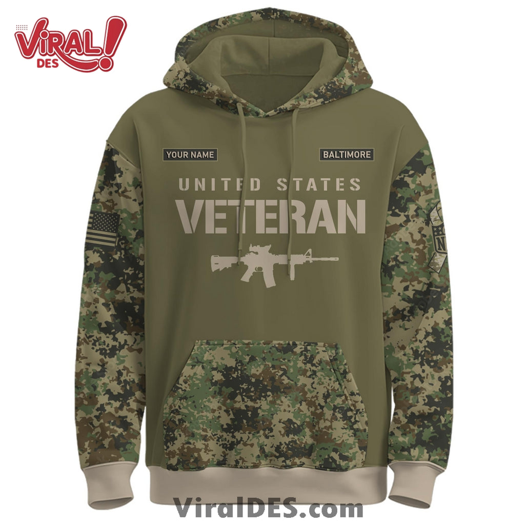 Baltimore Ravens Veteran Day 2025 Hoodie Limited Edions