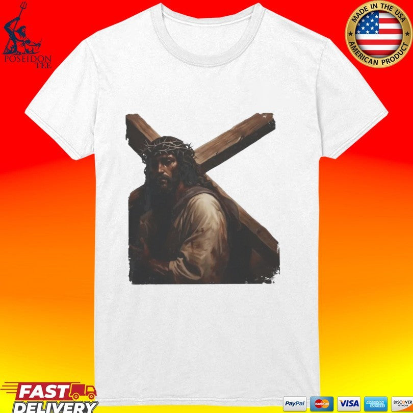 Bam Margera Jesus Carrying The Cross T-shirt
