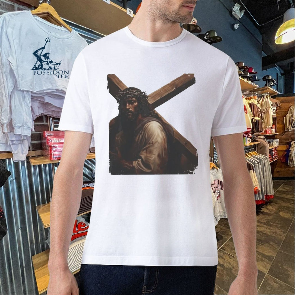 Bam Margera Jesus Carrying The Cross T-shirt