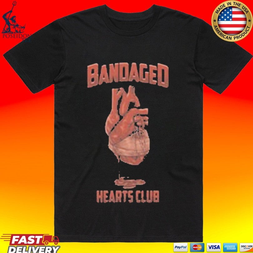 Bandaged Hearts Club T-shirt