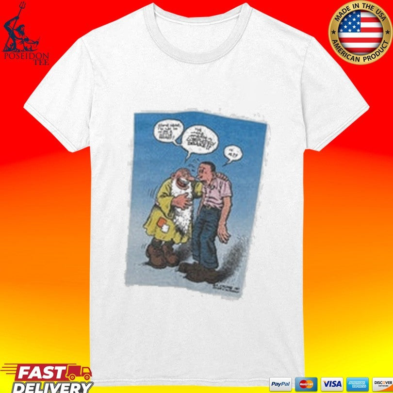 Barn Owl Seattle 1987 R. Crumb Mr Natural T-shirt