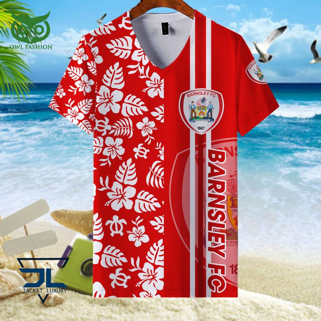 Barnsley F.C EFL Championship Hawaiian Shirt T-shirt