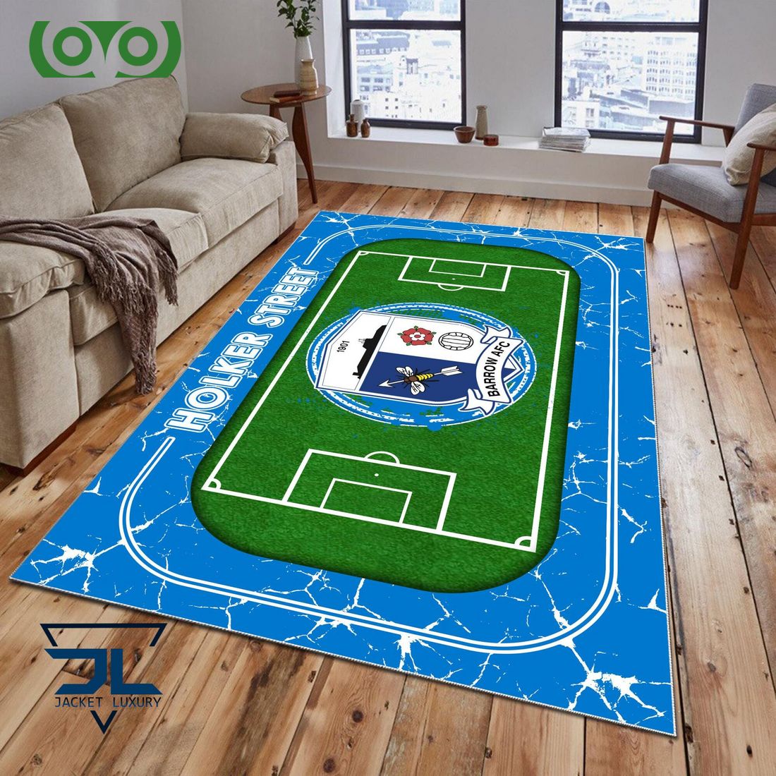 Barrow AFC EFL Championship Carpet Rug