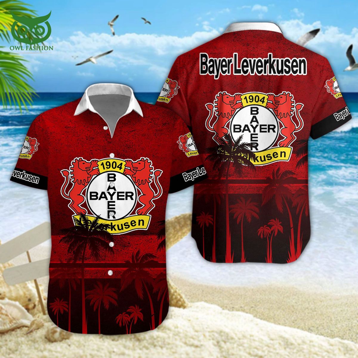 Bayer 04 Leverkusen Bundesliga Champion 3D Hawaiian Tshirt Shorts
