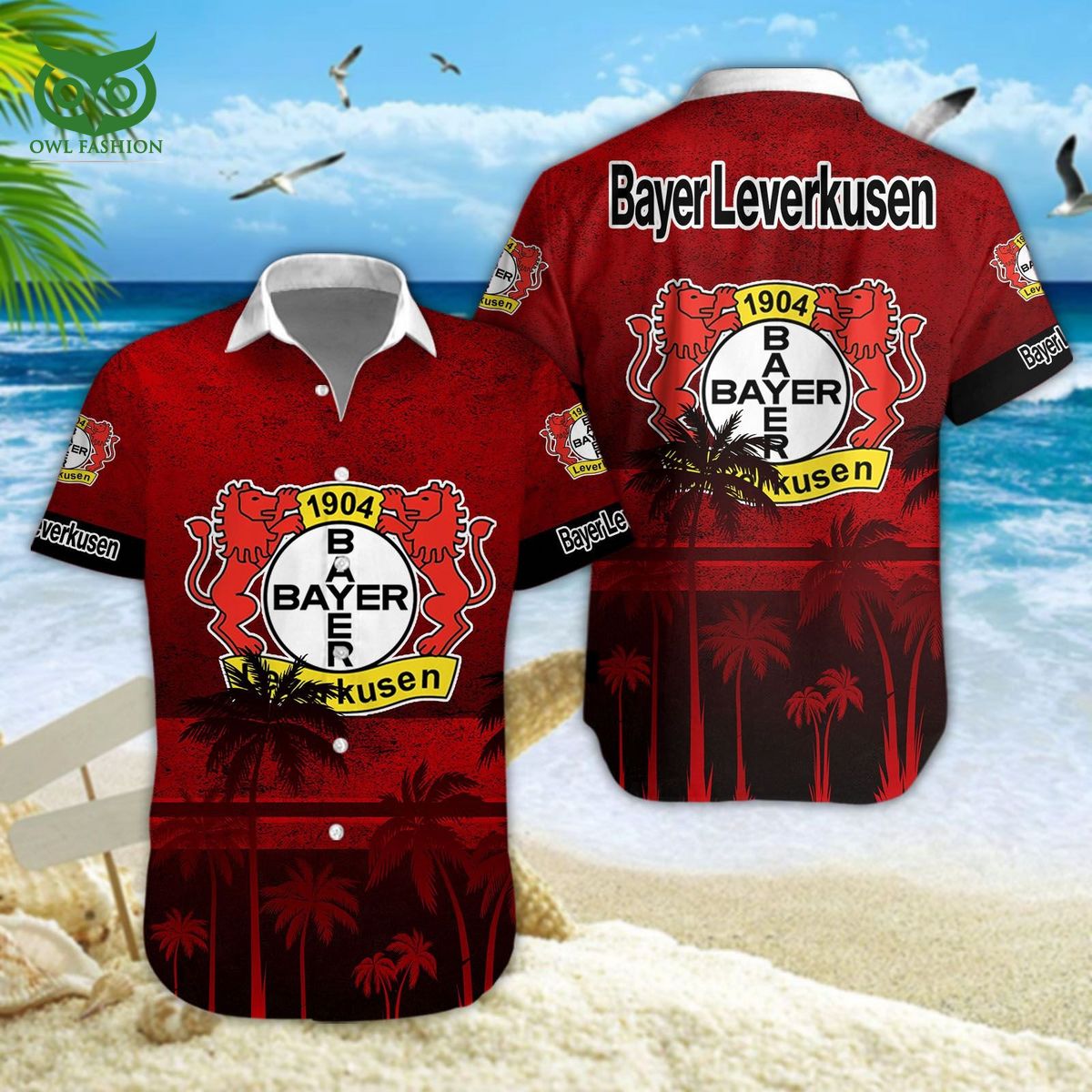 Bayer 04 Leverkusen Bundesliga Champion 3D Hawaiian Tshirt Shorts