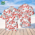 Beck’s Beer Tropical Flower Pattern Limited Hawaiian Shirt Beach Lovers Gift