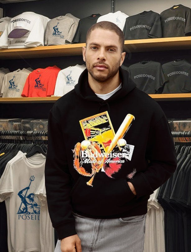 Beer Gear Budweiser Made Of America Legacy Slugger T-shirt