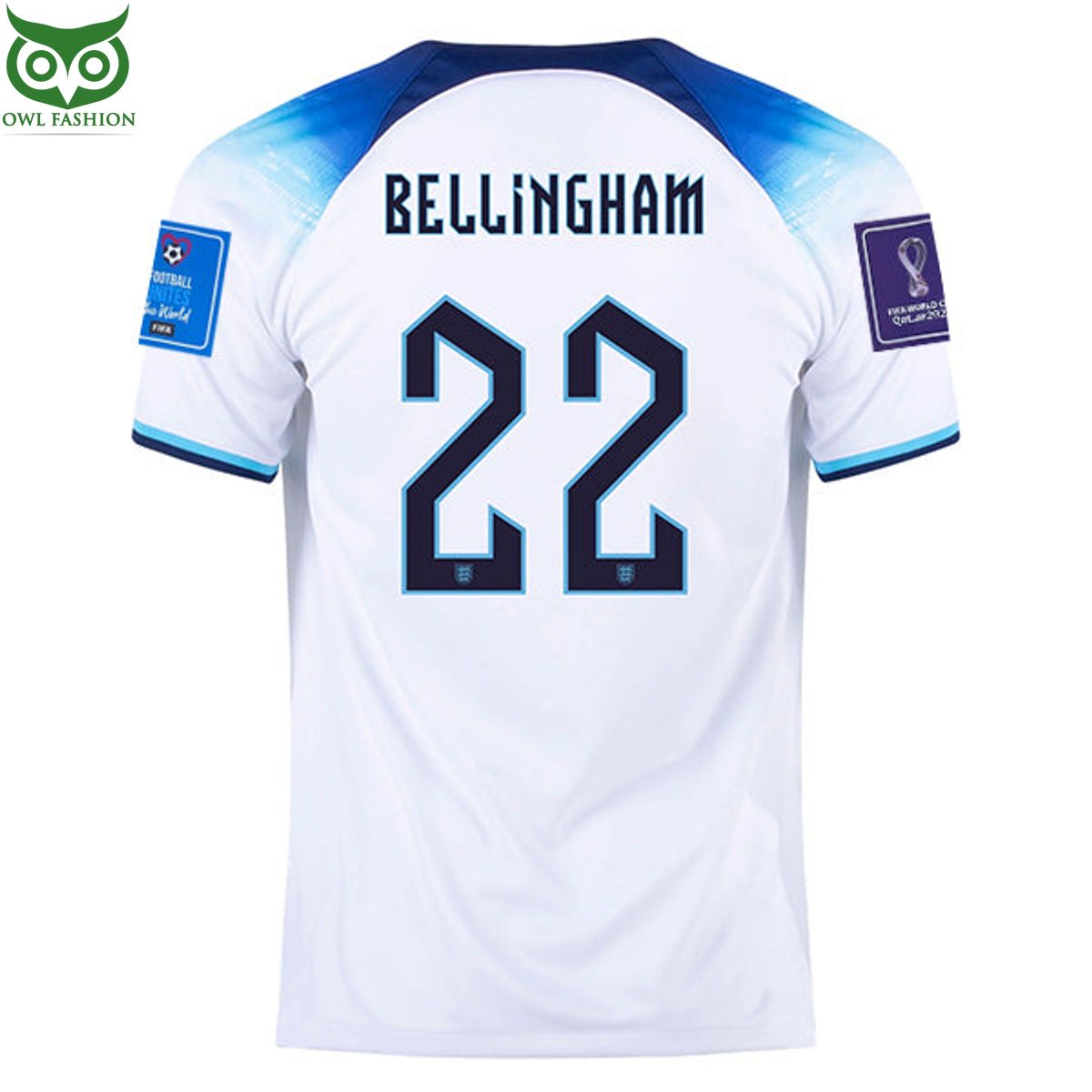 bellingham real madrid football soccer jersey shirt blue version Shop Owl Fashion