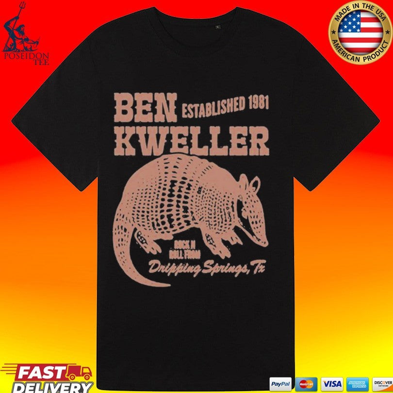 Ben Kweller 2026 Merch Drop The Armadillo For Red Rocks In Dripping Springs Tx T-shirt