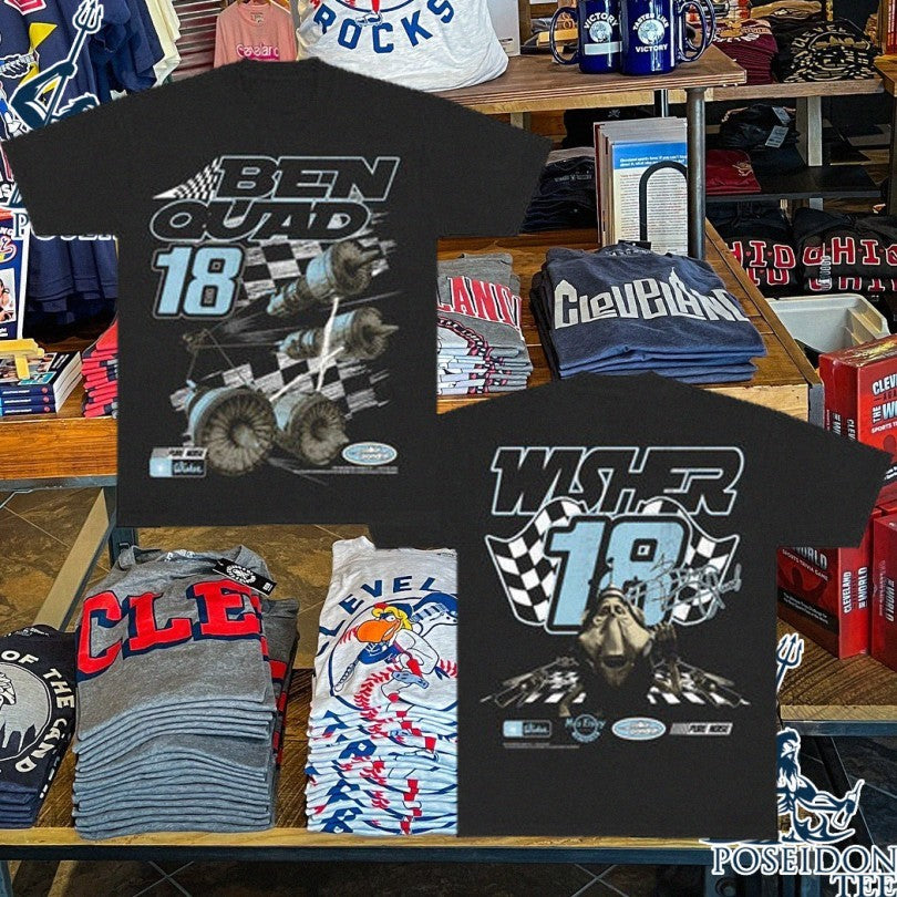 Ben Quad Wisher 18 Racer T-shirt
