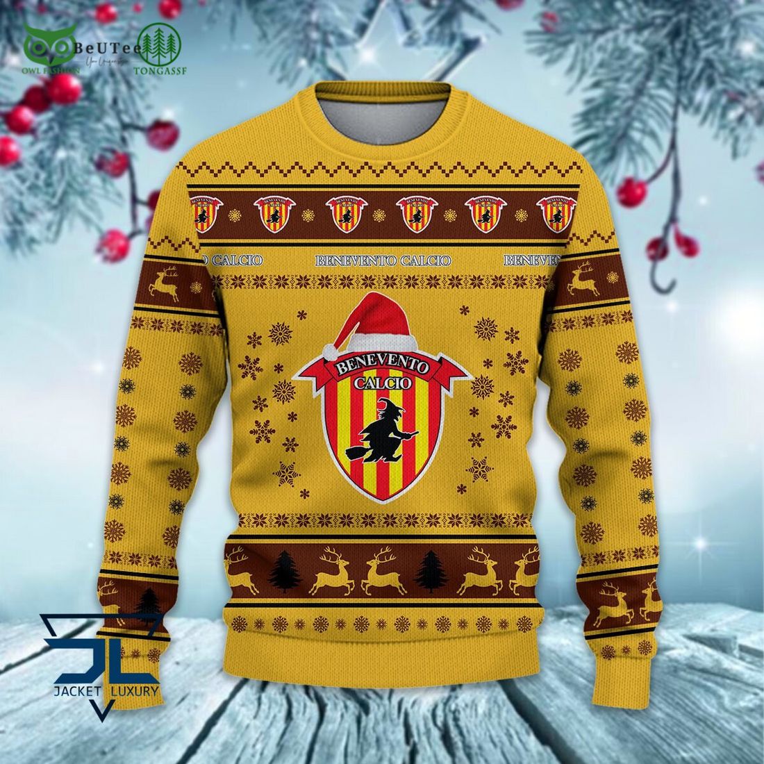 Benevento Calcio Football Lega Serie A Ugly Sweater