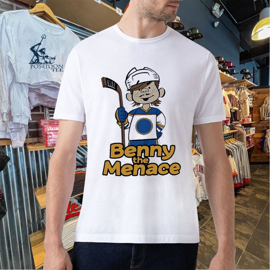 Benny The Menace Buffalo Sabres Hockey T-shirt