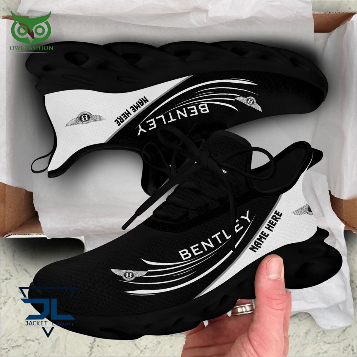 Bentley Car Brand Logo Personalized Max Soul Shoes