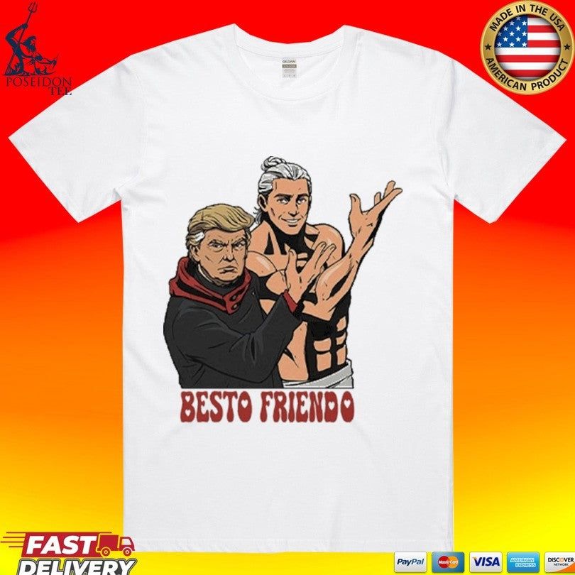 Besto Friendo Trump Epstein Inspired Meme T-shirt