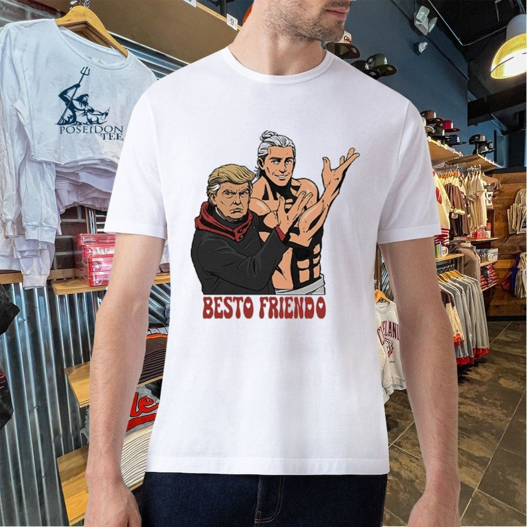 Besto Friendo Trump Epstein Inspired Meme T-shirt