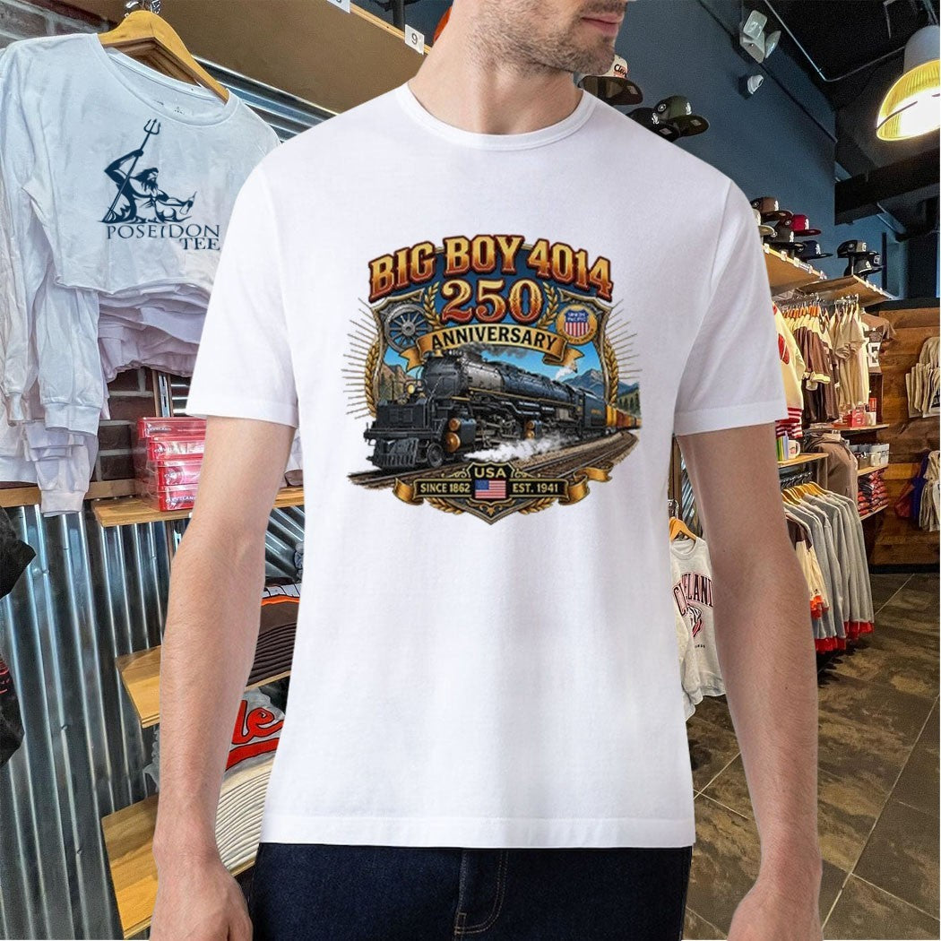 Big Boy 4014 Train Usa 250th Anniversary T-shirt